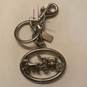 Horse And Carriage Bag Charm